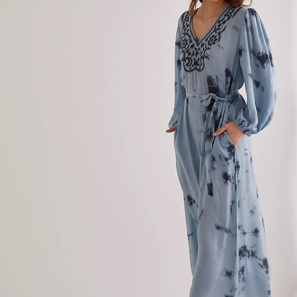 Maison Hotel Blue Pia Dress- Size Small